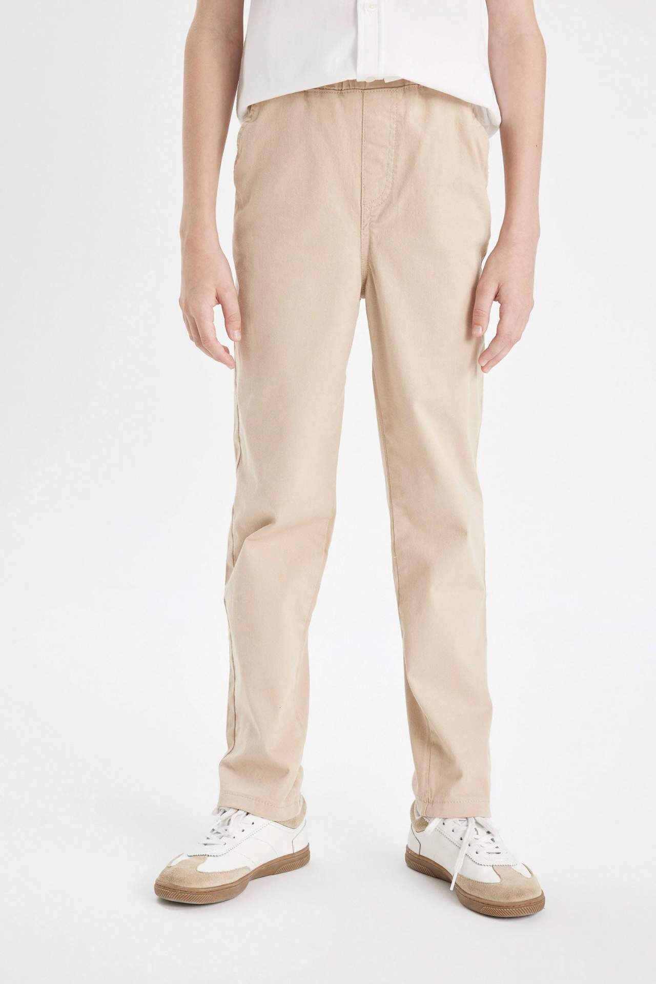 Erkek Çocuk Loose Fit Standart Paça Gabardin Pantolon