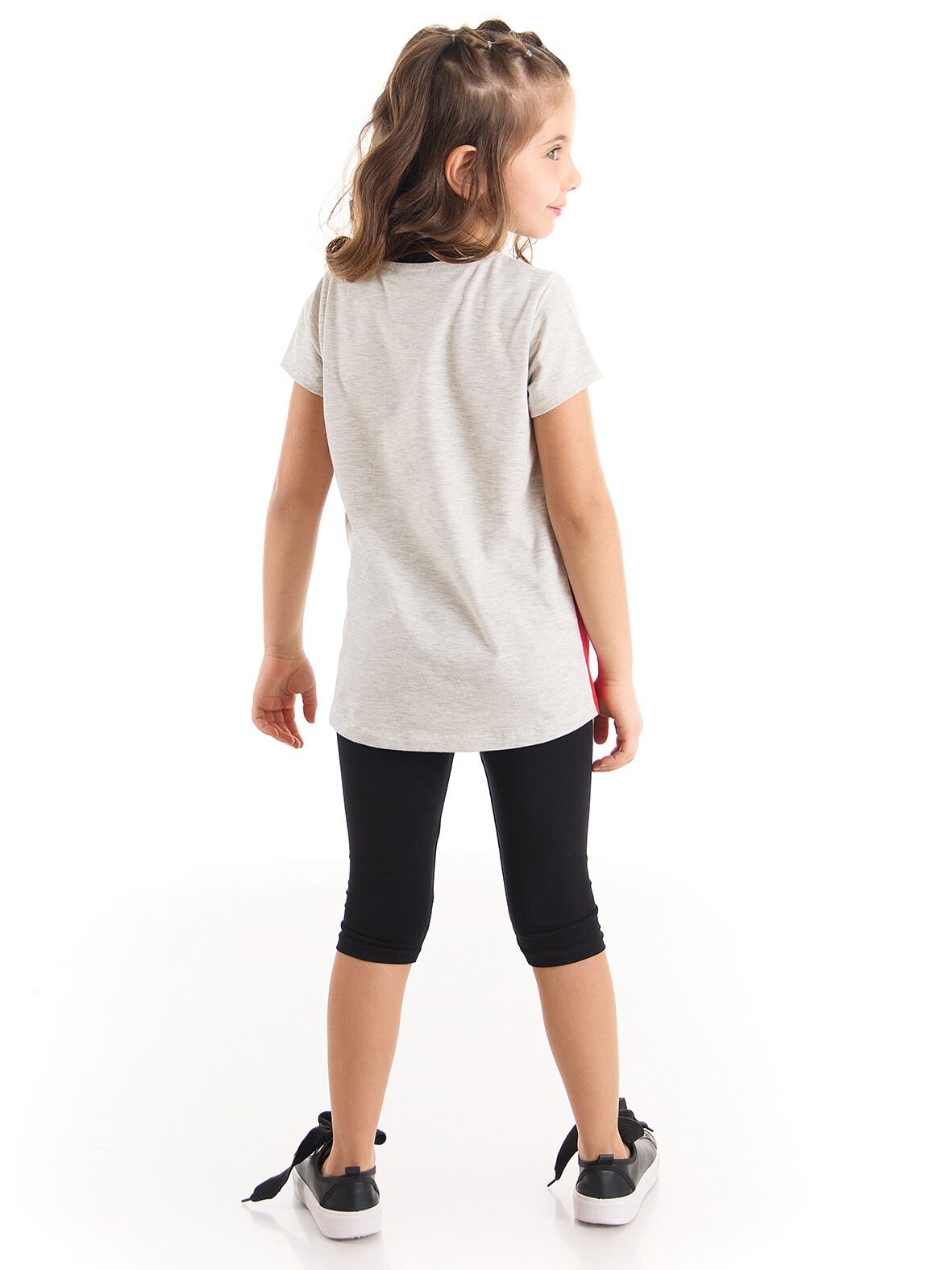 Hi Babe Kız Çocuk T-shirt Tayt Takım