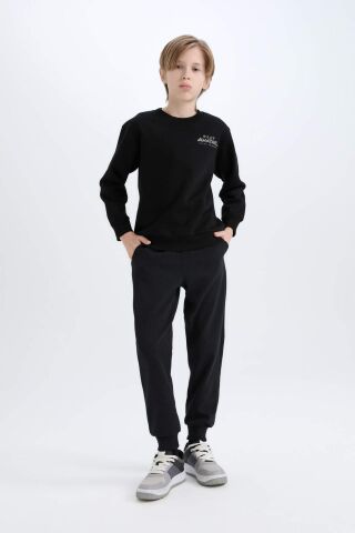 Erkek Çocuk Avatar the Last Airbender Bisiklet Yaka İçi Yumuşak Tüylü Sweatshirt