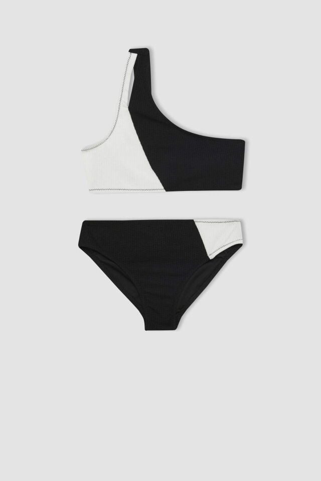 Kız Çocuk Tek Omuzlu Bikini Takımı