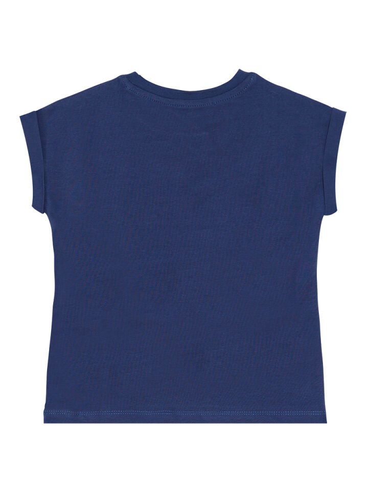 Uzayda Unicorn Kız T-shirt Şort Takım