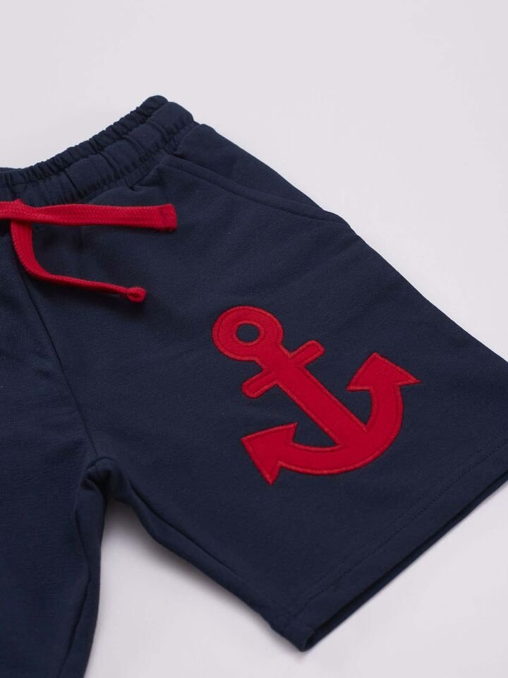 Deniz Canavarı Erkek Çocuk T-shirt Şort Takım 5 Y