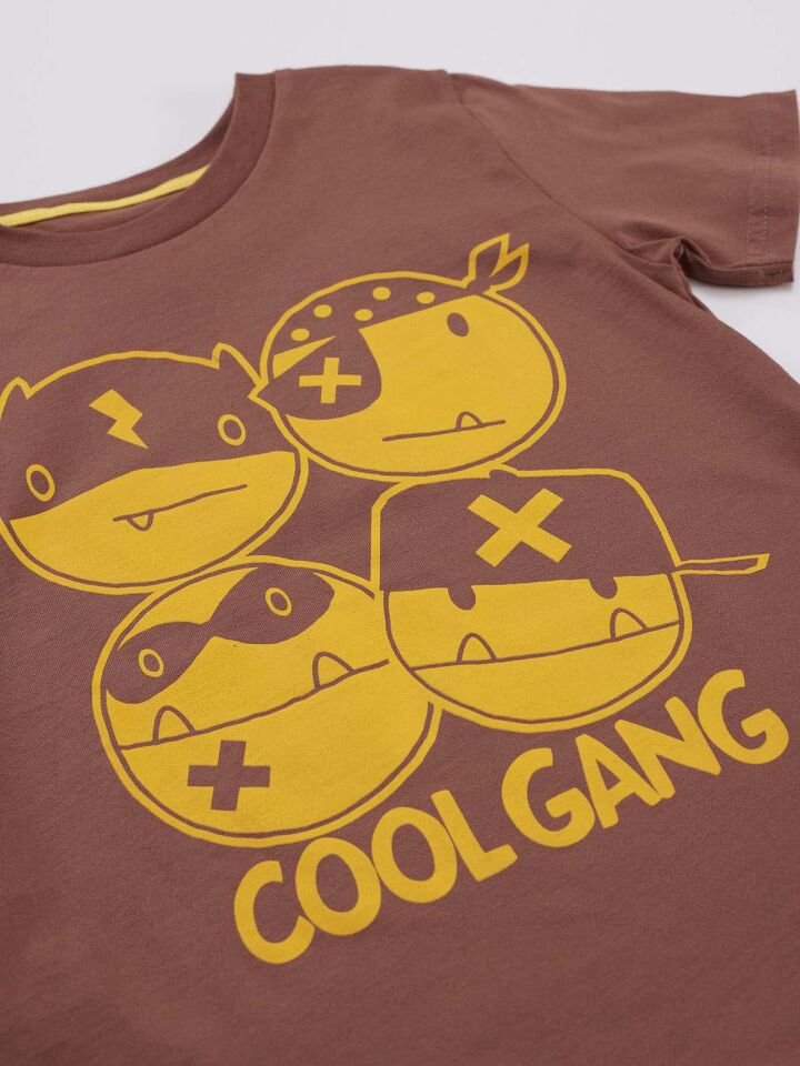 Cool Gang Erkek Çocuk T-shirt Kapri Şort Takım