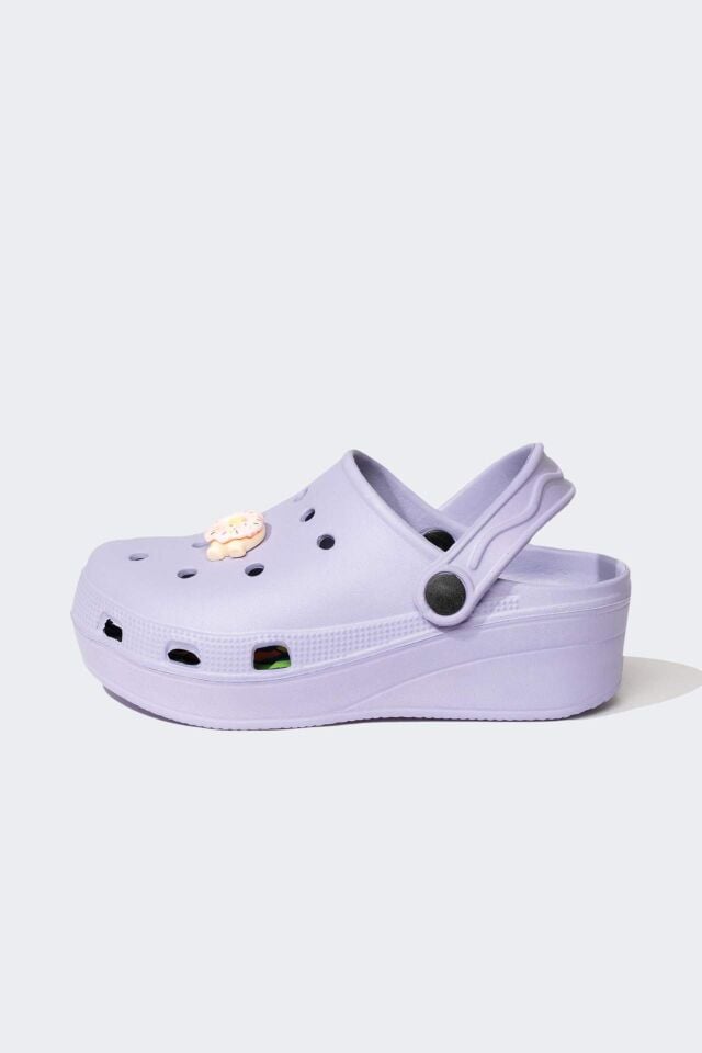 Kız Çocuk Slip On Yüksek Taban Terlik