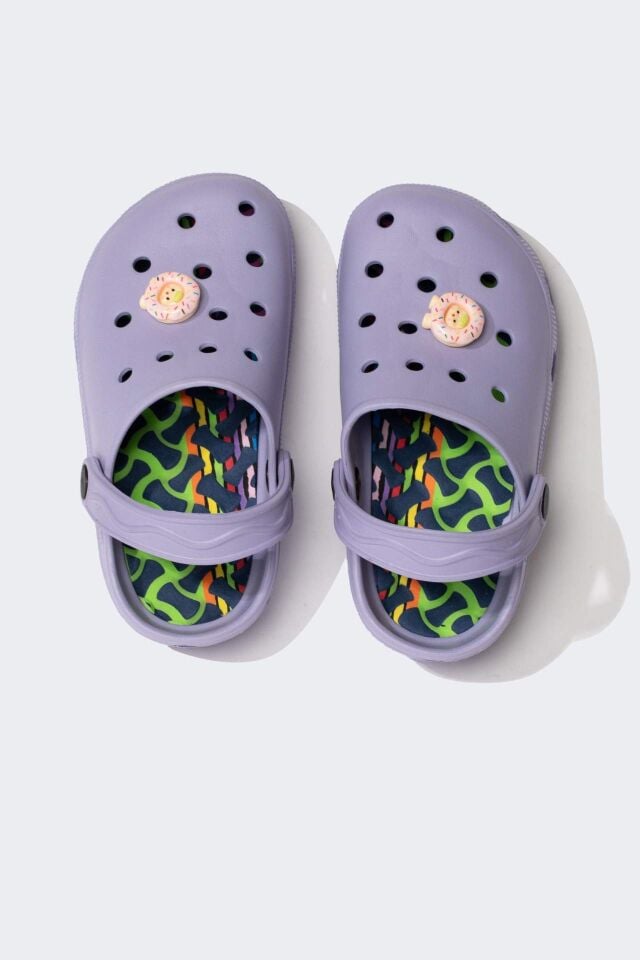 Kız Çocuk Slip On Yüksek Taban Terlik