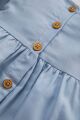Kız Bebek Uzun Kollu Twill Basic Elbise