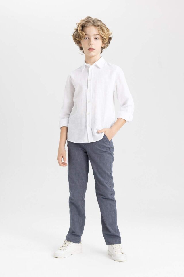Erkek Çocuk Standart Paça Twill Pantolon