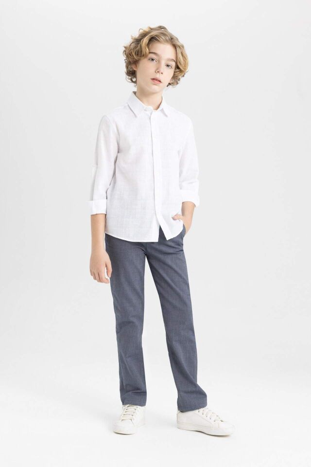 Erkek Çocuk Standart Paça Twill Pantolon