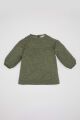 Kız Bebek Çiçekli Uzun Kollu Twill Elbise