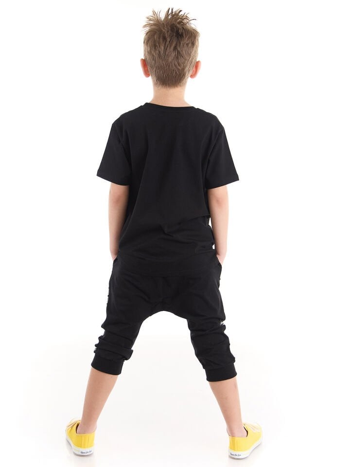 Basket Topu Erkek Çocuk T-shirt Kapri Şort Takım