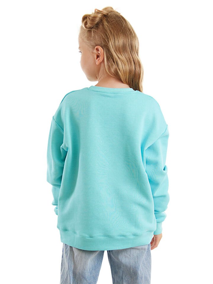 Unicorn Kız Çocuk Mint Sweatshirt 4 Y - Turkuaz