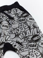 Comics Dino Erkek Çocuk T-shirt Kapri Şort Takım 4 Y - Gri, Yeşil