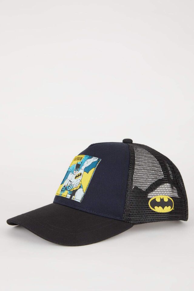 Erkek Çocuk Batman Pamuklu Beyzbol Basketbol Şapkası
