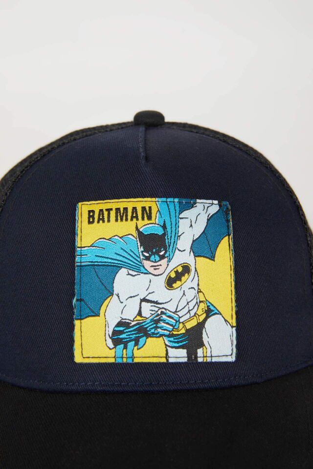 Erkek Çocuk Batman Pamuklu Beyzbol Basketbol Şapkası