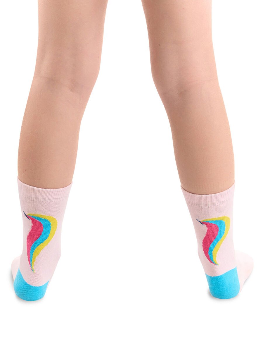 Rainbow Star Kız Çocuk 2li Soket Çorap Takım