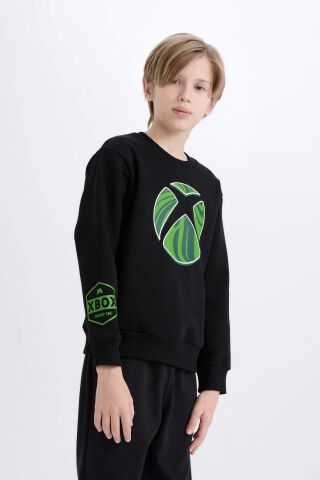 Erkek Çocuk Xbox Bisiklet Yaka Sweatshirt