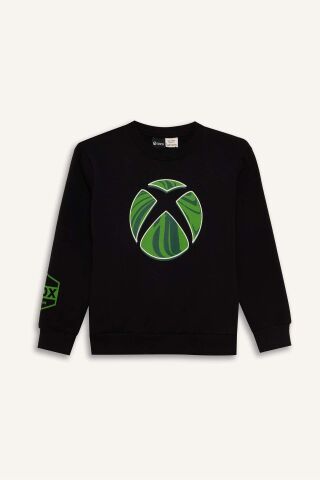 Erkek Çocuk Xbox Bisiklet Yaka Sweatshirt