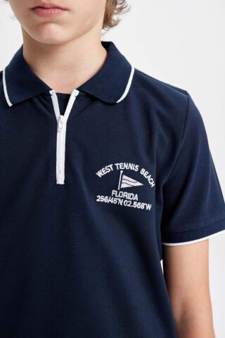 Erkek Çocuk Pike Kısa Kollu Polo Tişört