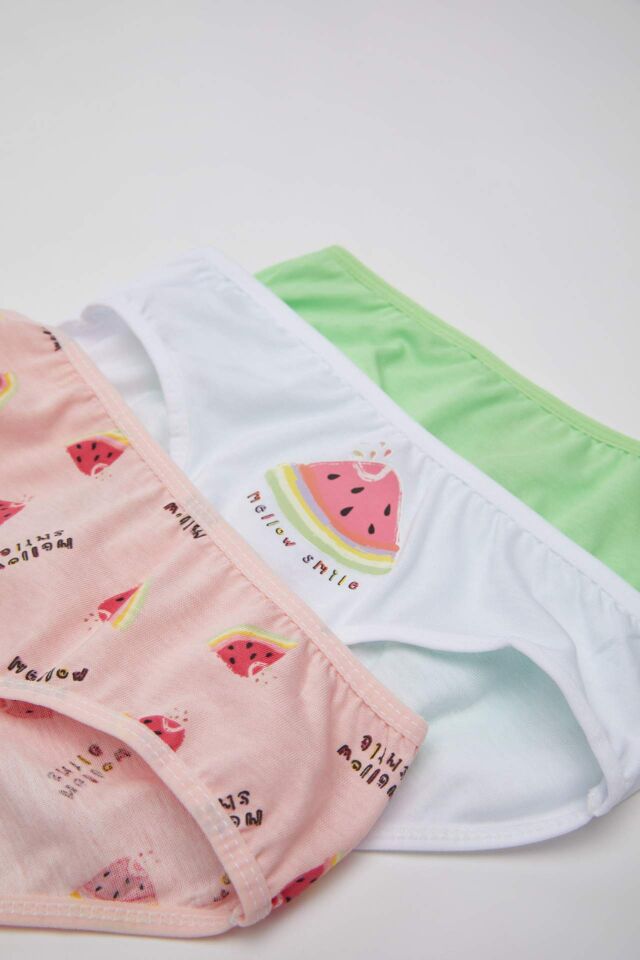 Kız Çocuk 3'lü Slip Külot
