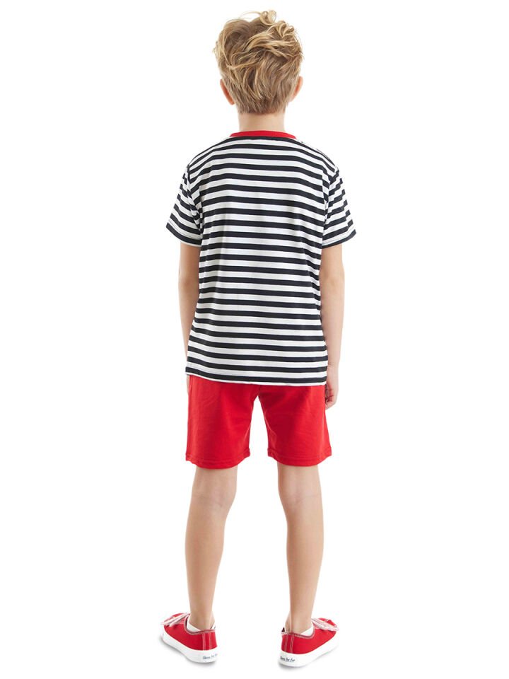 Wroom Erkek Çocuk T-shirt Şort Takım
