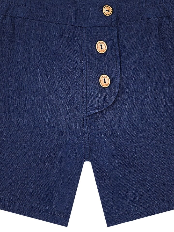 Erkek Bebek Çocuk Müslin Şort Gömlek Takım