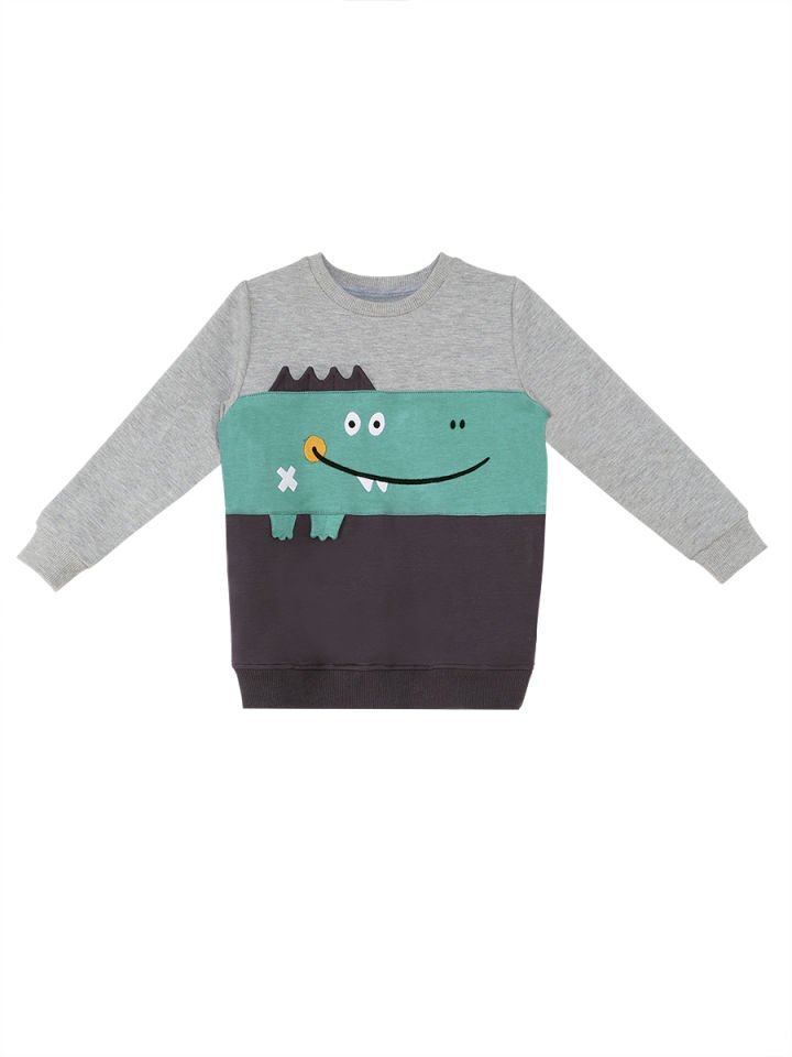Smiling Croco Erkek Çocuk Eşofman Takım 5 Y - Haki