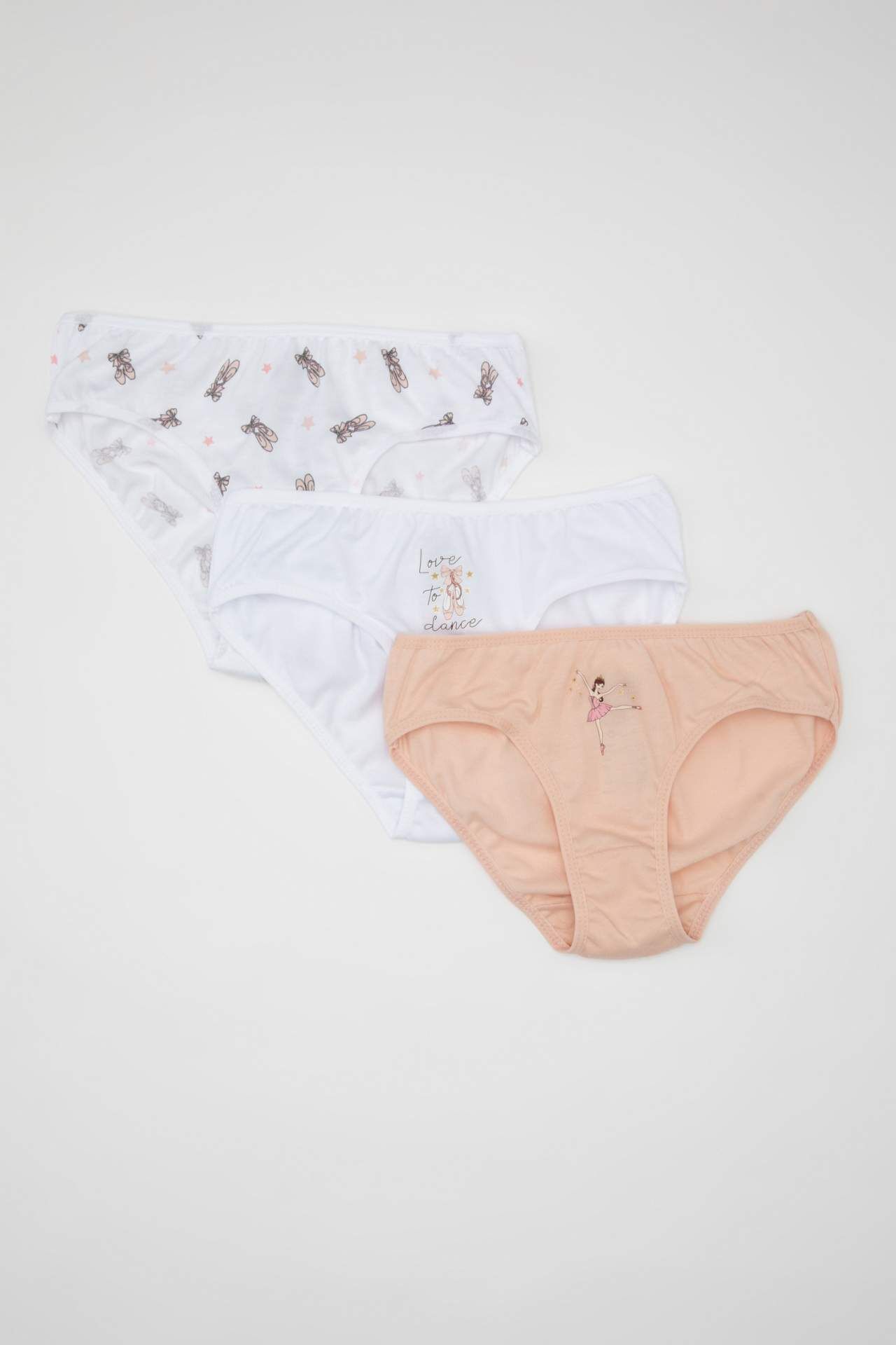 Kız Çocuk 3'lü Slip Külot