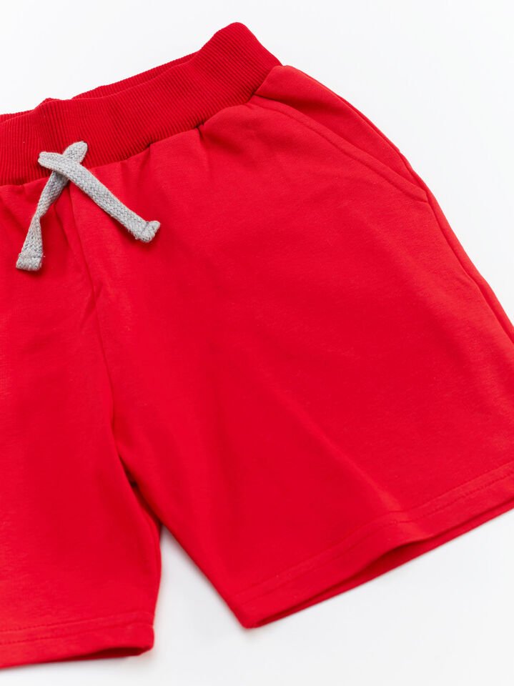 İtfaiye Köpek Erkek Çocuk T-shirt Şort Takım 2 Y - Gri, Kırmızı
