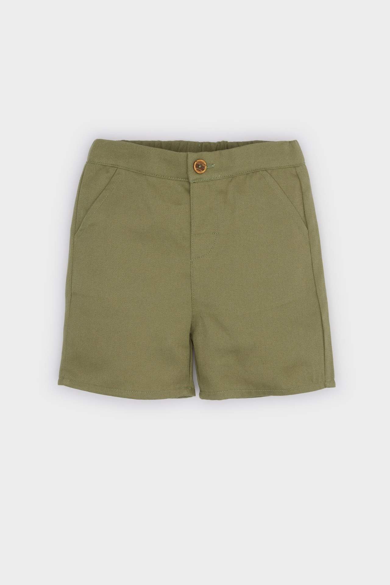 Erkek Bebek Gabardin Şort