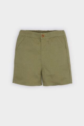 Erkek Bebek Gabardin Şort