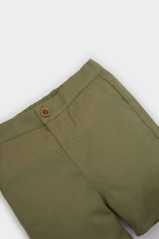 Erkek Bebek Gabardin Şort