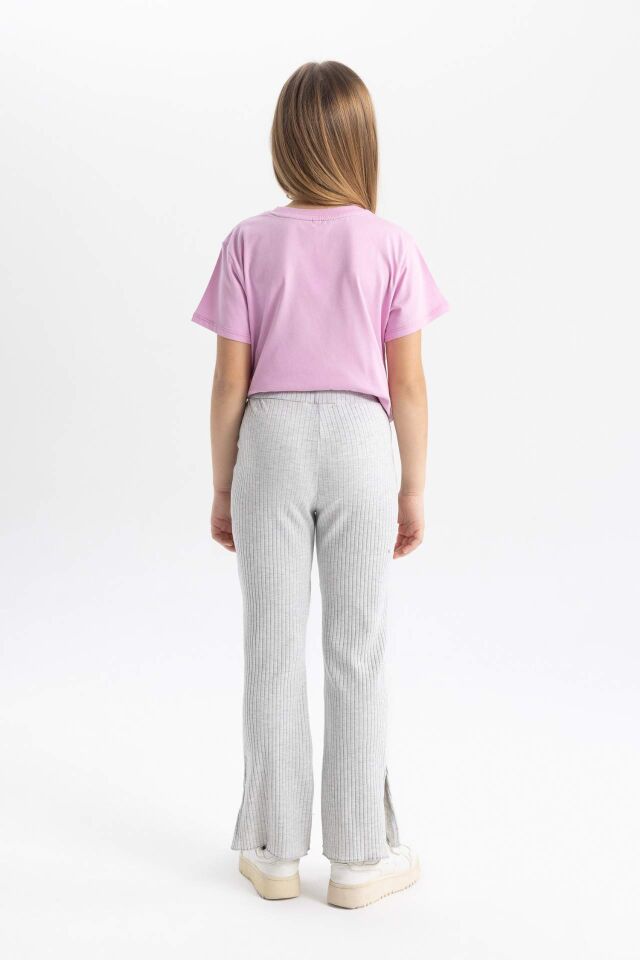 Kız Çocuk Flare Fit Fitilli Kaşkorse Pantolon