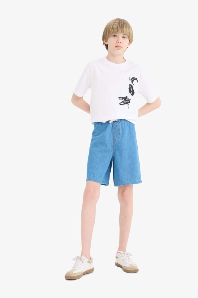 Erkek Çocuk Jean Şort
