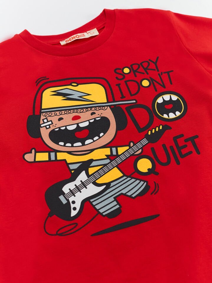 Jake Erkek Çocuk T-shirt Kapri Şort Takım