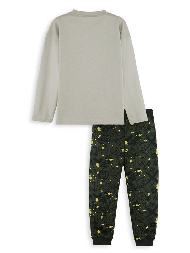 Timsah Oversize Erkek Çocuk T-shirt Pantolon Takım