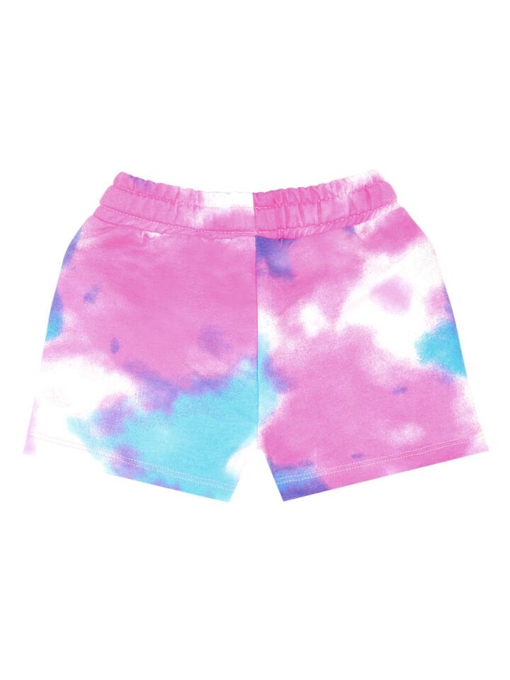 Yıldızlı Batik Kız Çocuk T-shirt Şort Takım