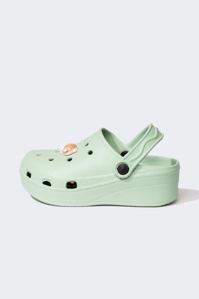 Kız Çocuk Slip On Yüksek Taban Terlik
