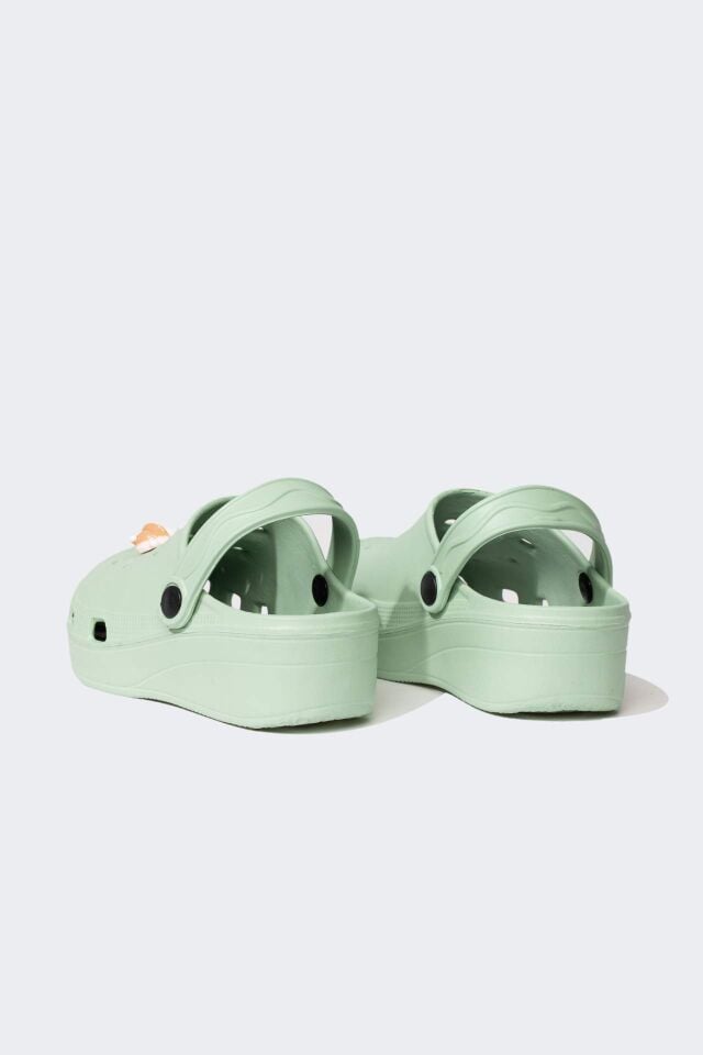 Kız Çocuk Slip On Yüksek Taban Terlik