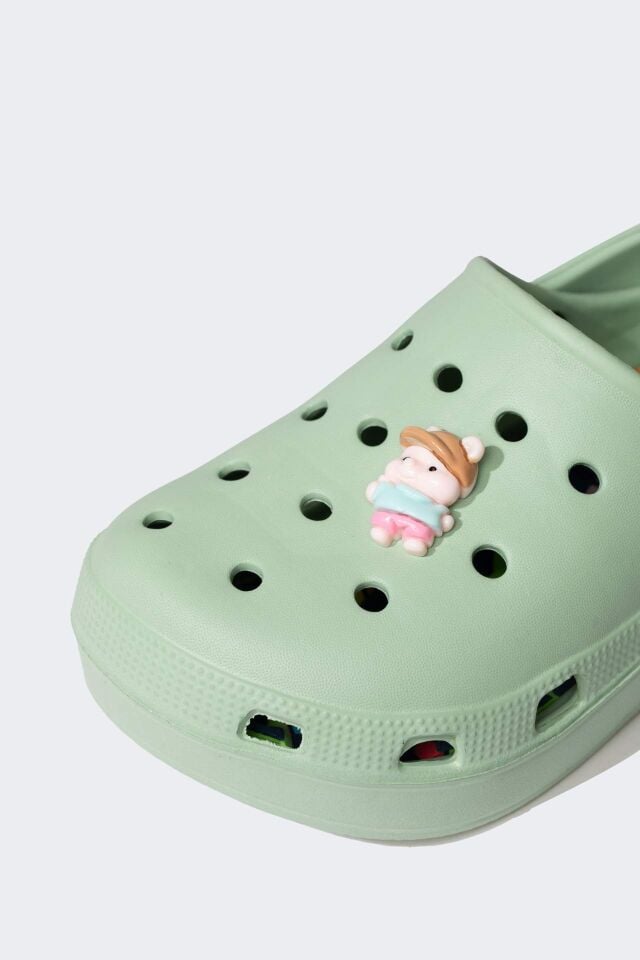 Kız Çocuk Slip On Yüksek Taban Terlik