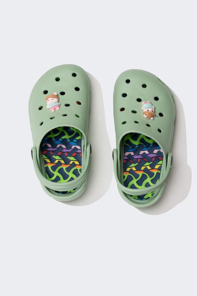Kız Çocuk Slip On Yüksek Taban Terlik