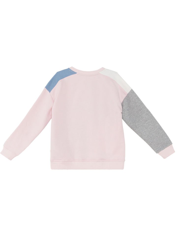 Kedi Ve Ayıcık Kız Çocuk Sweatshirt 2 Y - Pembe