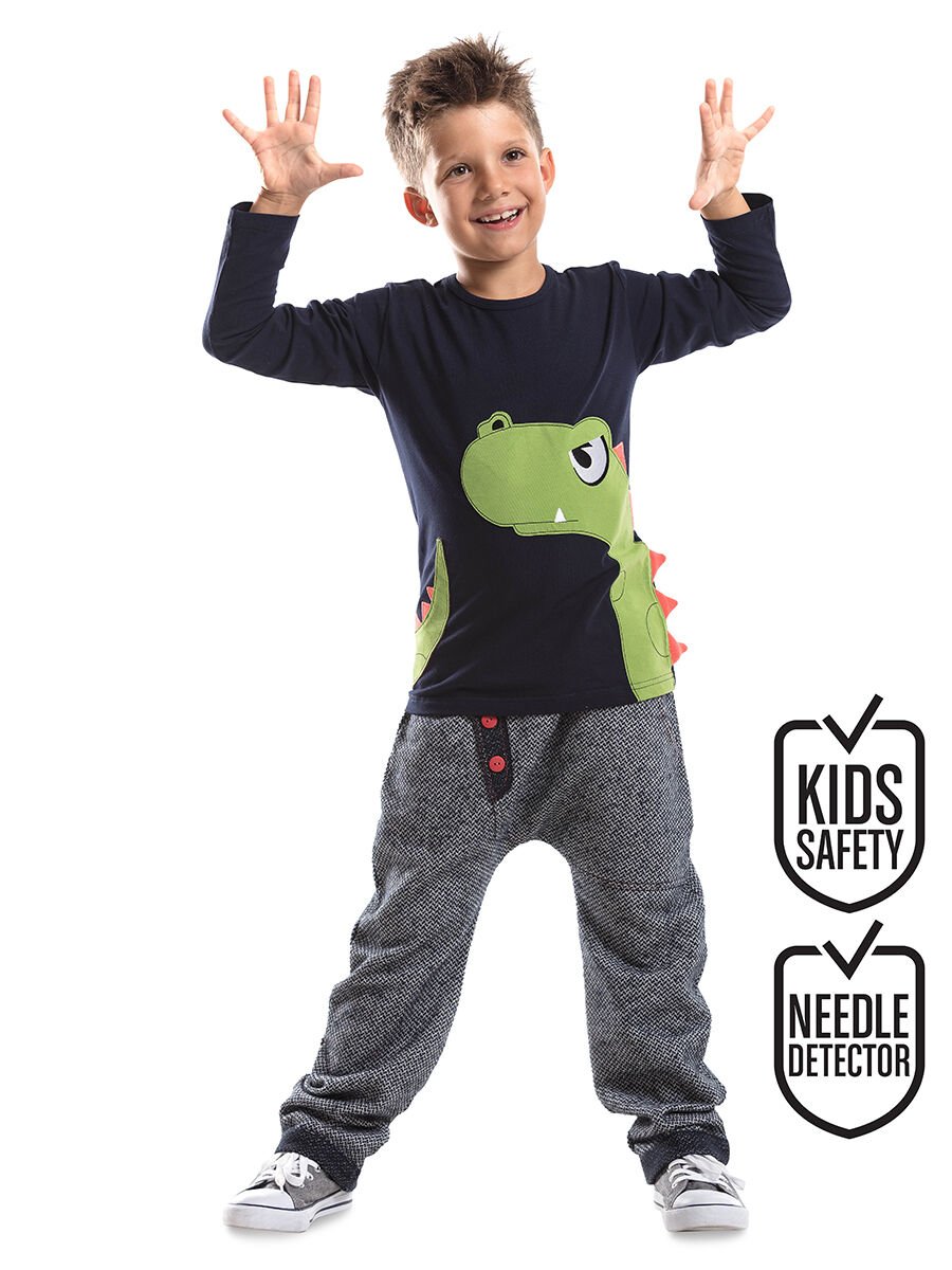 Dino Moe Erkek Çocuk T-shirt Pantolon Takım
