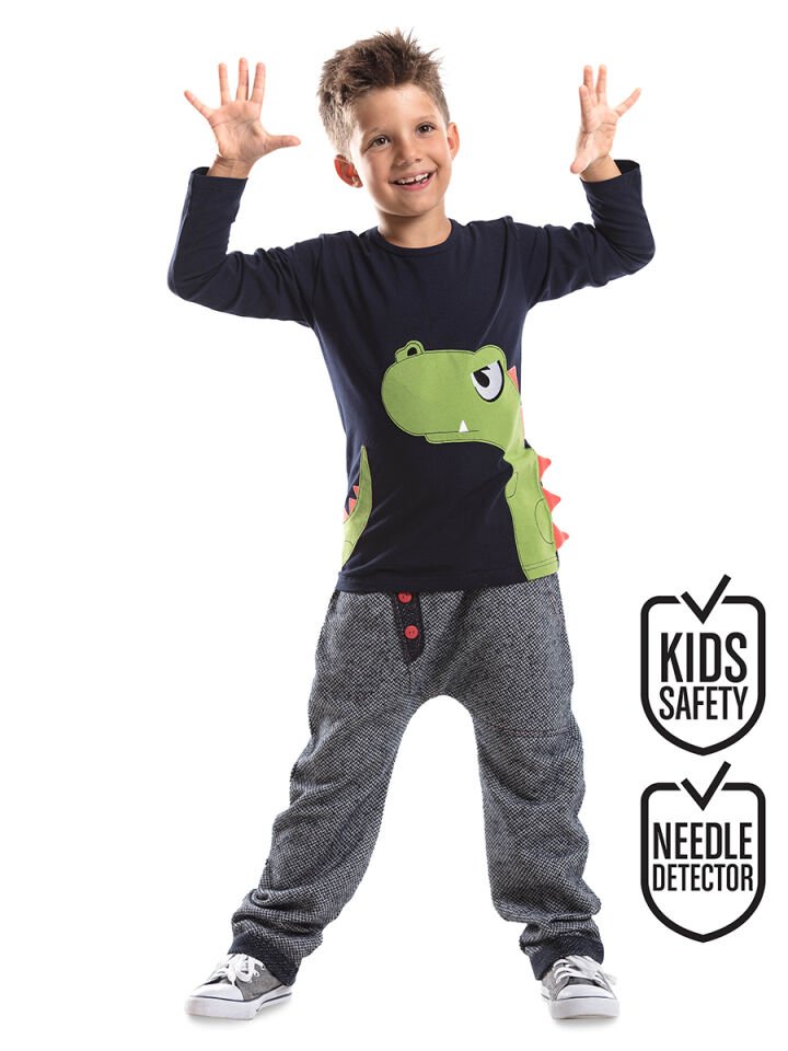 Dino Moe Erkek Çocuk T-shirt Pantolon Takım