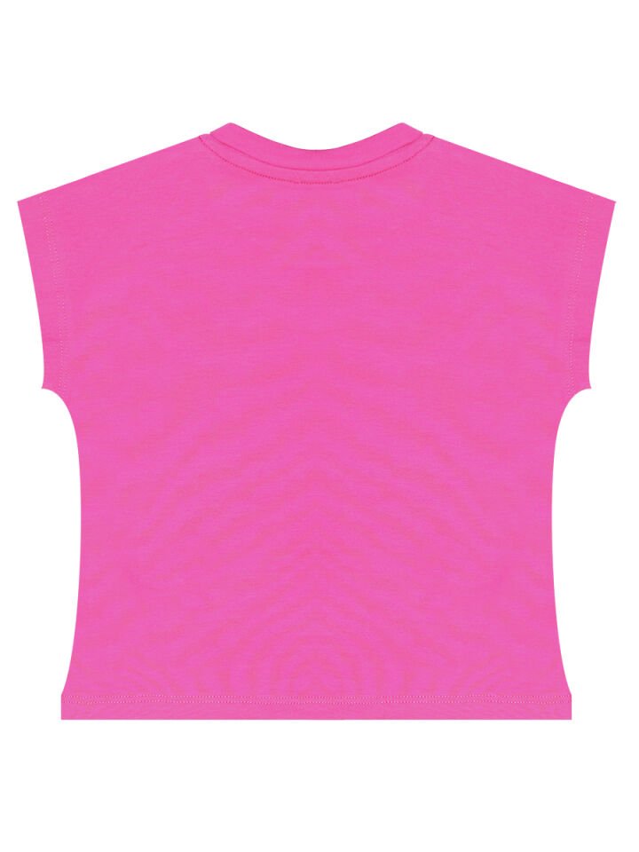 Yıldızlı Batik Kız Çocuk T-shirt Şort Takım 9 Y - Pembe, Mavi