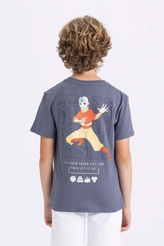 Erkek Çocuk Avatar the Last Airbender Bisiklet Yaka Kısa Kollu Tişört