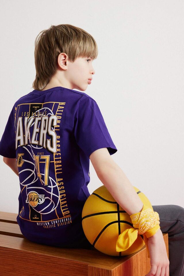 Erkek Çocuk NBA Los Angeles Lakers Kısa Kollu Tişört