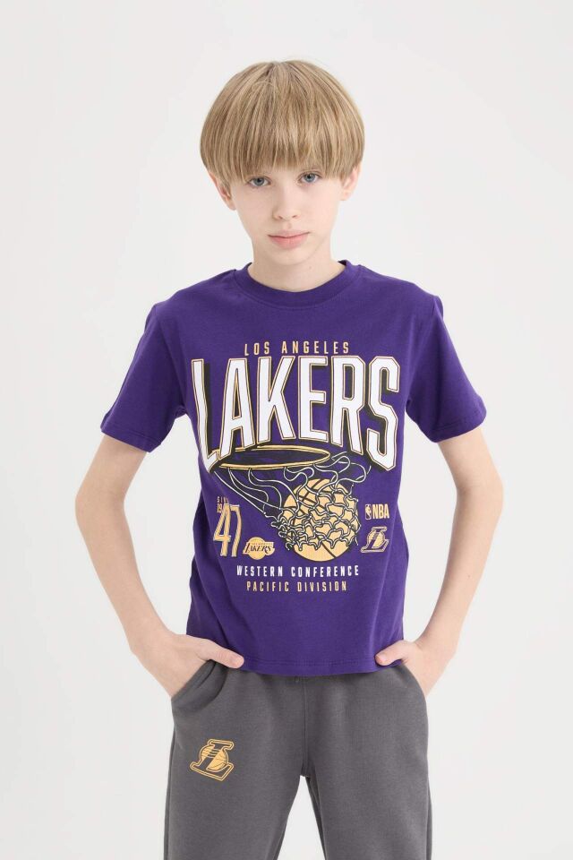 Erkek Çocuk NBA Los Angeles Lakers Kısa Kollu Tişört