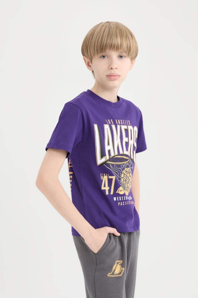 Erkek Çocuk NBA Los Angeles Lakers Kısa Kollu Tişört