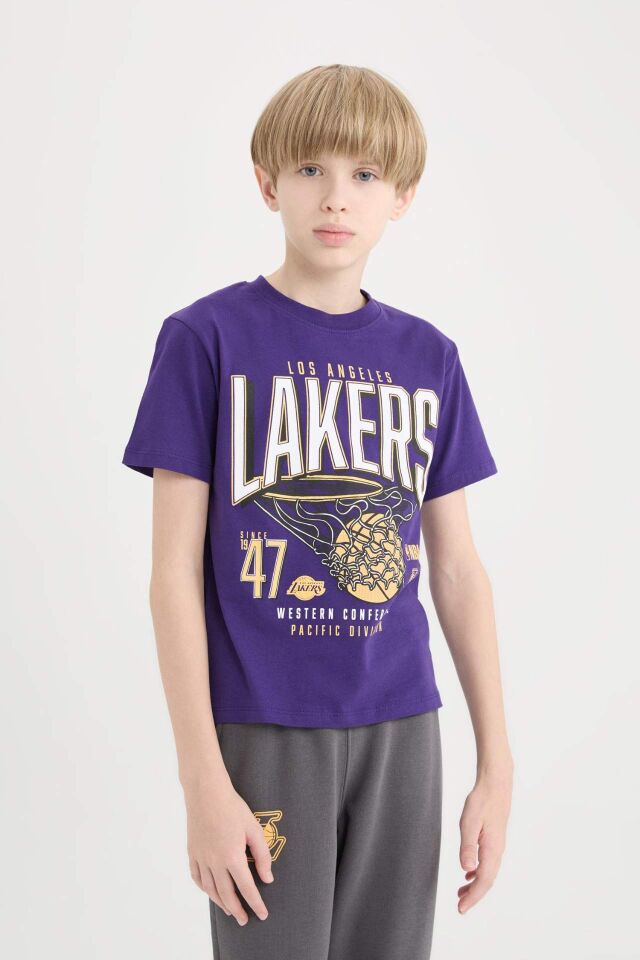 Erkek Çocuk NBA Los Angeles Lakers Kısa Kollu Tişört