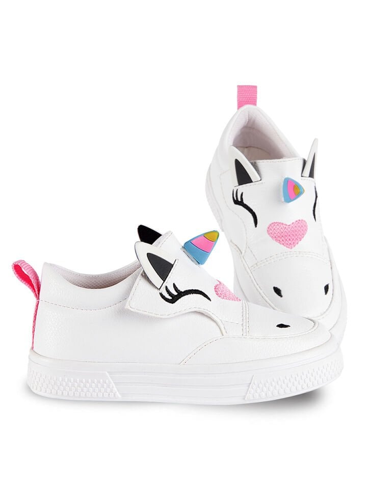 Unicorn Beyaz Kız Sneakers Spor Ayakkabı